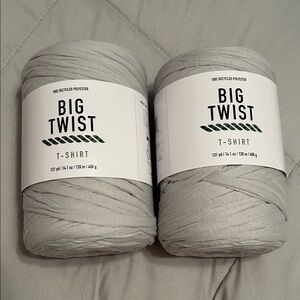 Big Twist T-Shirt Yarn in Rainy Day 2 skeins